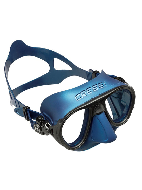 Cressi Calibro Freediving Mask Blue Metal