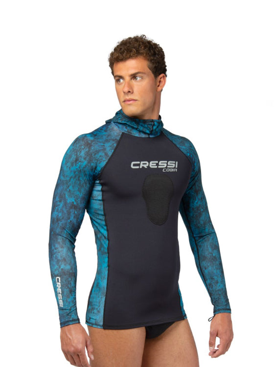 Cressi Cobia 1.5mm Hooded Long Sleeve Top Front