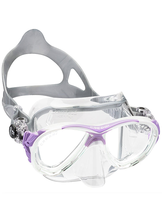 Cressi Eyes Evolution Crystal Mask Clear Purple