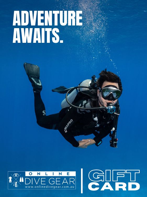 online dive gear Gift Card / Gift Voucher