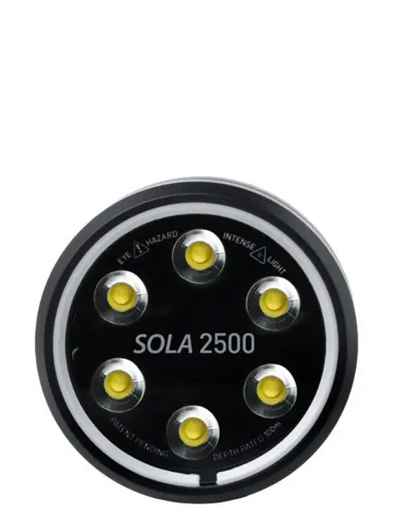 Light & Motion Sola 2500F Dual Video GoPro Tray (5000 Lumen) Single Unit Front