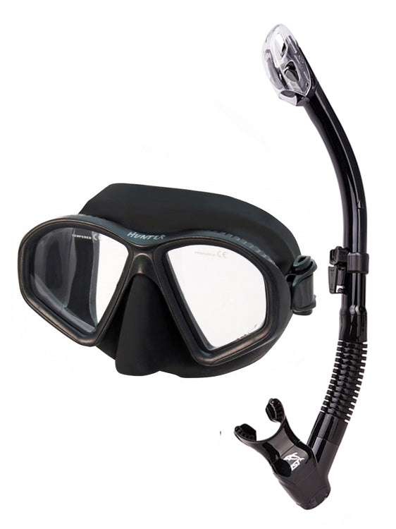 diving goggles dry top ODG Australia Hunter DryTop Snorkeling Set ($85)