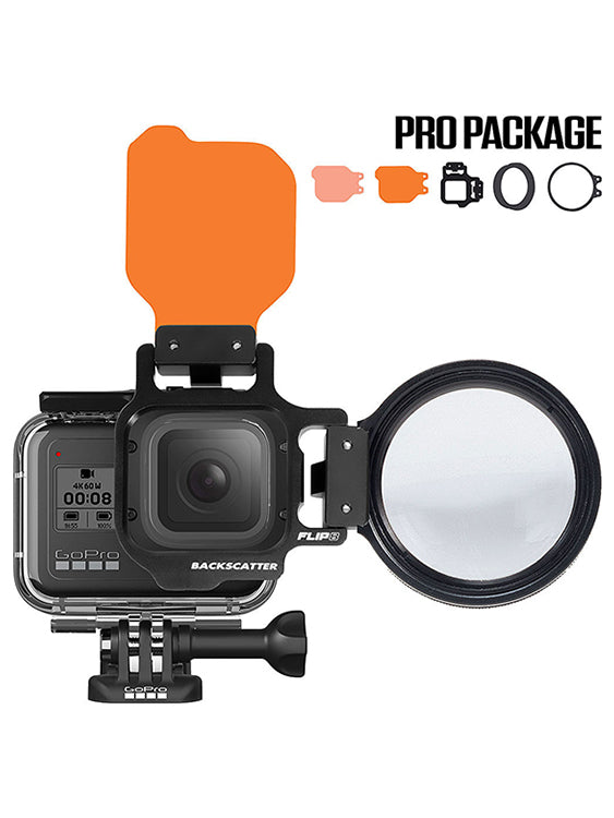 Flip 10+ Pro Package with Dive & Deep FIlters & +15 MacroMate Mini Lens Pro Package