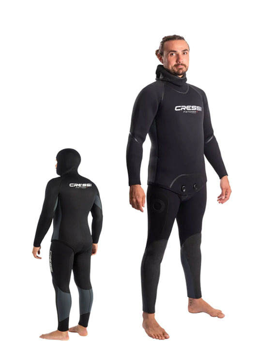 Cressi Fisterra Pro 8mm 2 Piece Open Cell Wetsuit Mens