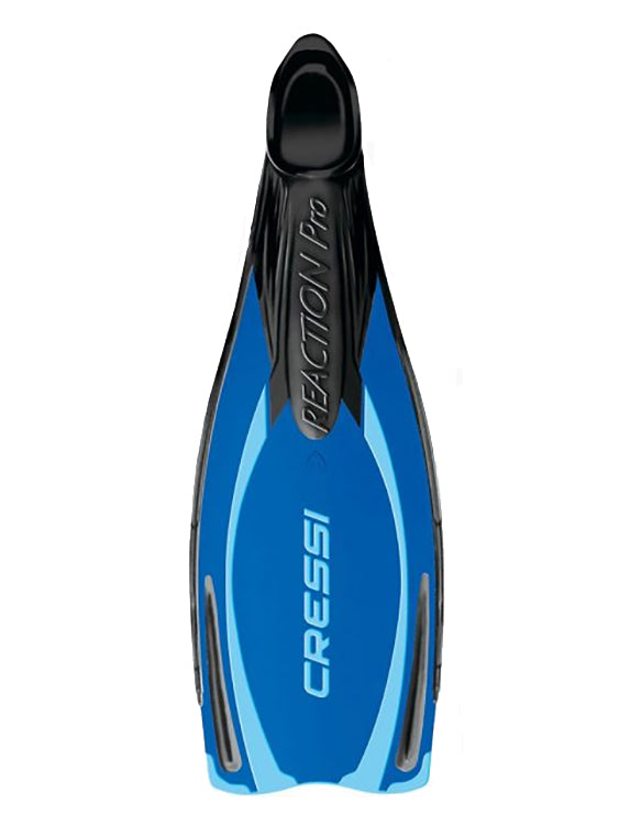 Cressi Rection Pro Full Foot Fins Blue