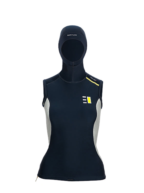 Enth Degree Atoll Hooded Vest - Female (front)