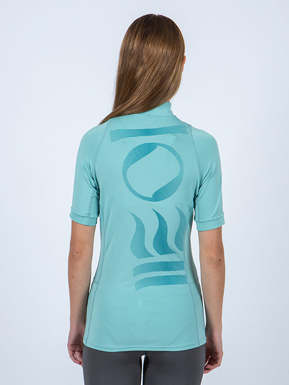 Fourth Element Classic Fit Short Sleeve Hydro T Womens Pastel Turquoise Back