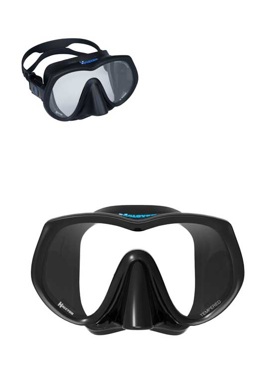 Halcyon H-View Frameless Mask Side View