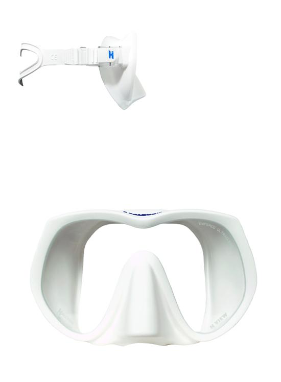 Halcyon H-View Frameless Mask - Glacier White