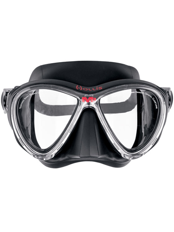 Hollis M3 Prescription Dive Mask - Black/Clear