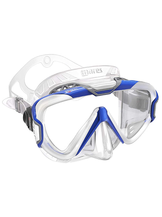 Mares Pure Wire Dive Mask (Blue-Grey/Clear)