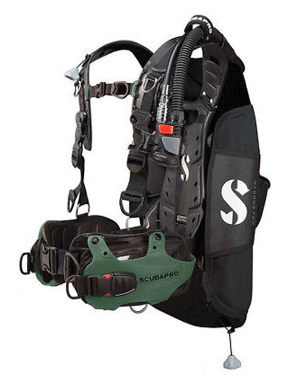 Scubapro Hydros Pro BCD - Male Army Green