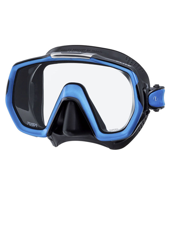 Tusa Freedom Elite Mask (M-1003) - Black/Fishtail Blue (BK/FB)