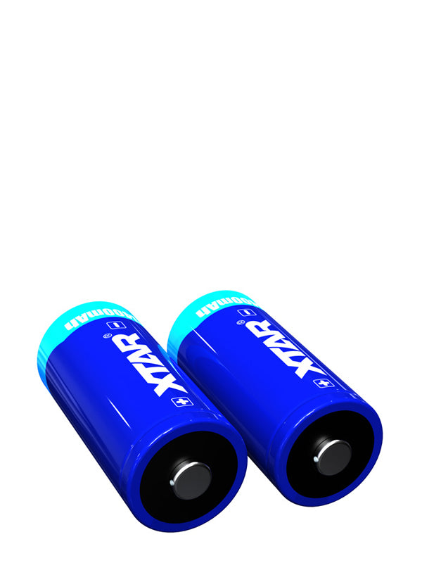 XTAR CR123A Non Rechargeable Battery 2 Pack Top