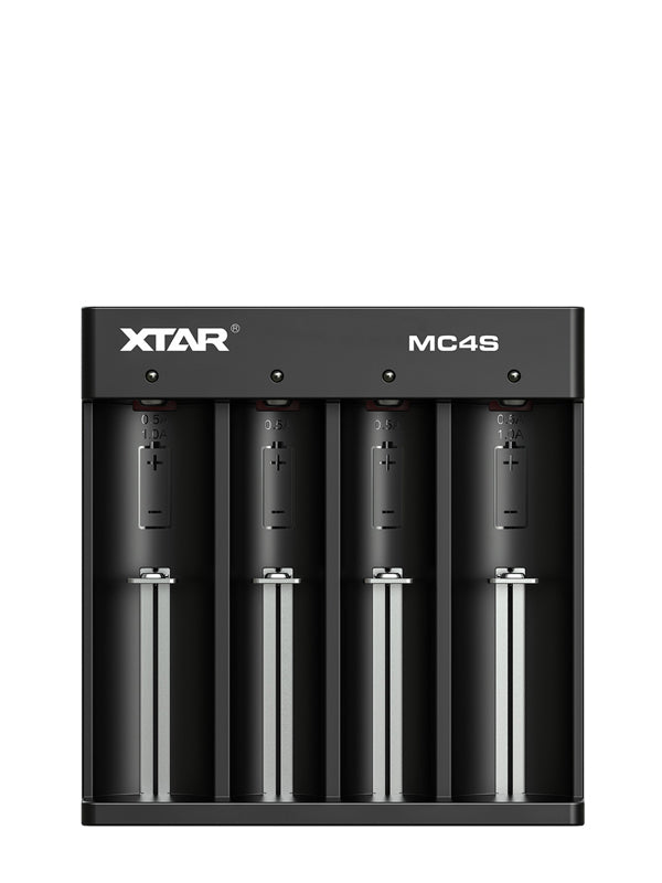 XTAR MC4S Battery Charger for NiMH Li-ion Batteries Front 
