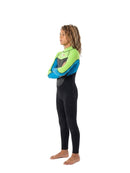 Adrenalin Radical X 3/2mm Junior Steamer Wetsuit Lime Side