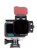 Backscatter Flip12 Two Filter Kit Dive Installed