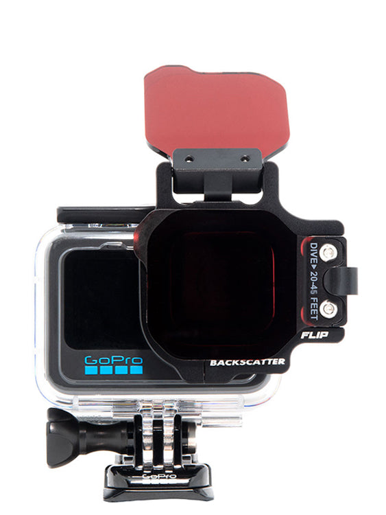 Backscatter Flip12 Two Filter Kit Dive Installed