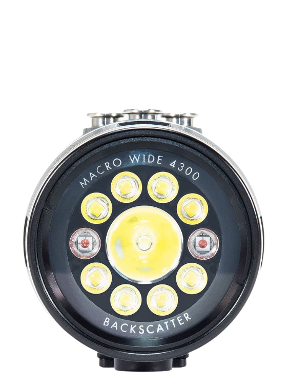 Backscatter Macro Wide 4300 Underwater Video Light MW-4300 Front