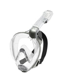 Cressi Baron Full Face Snorkelling Mask Clear Black