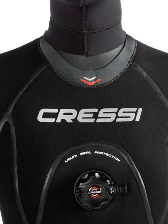 Cressi Desert Drysuit Ladies Front Valve Detail