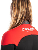 Cressi Endurance 5mm Long Sleeve Shorty Wetsuit Back Side