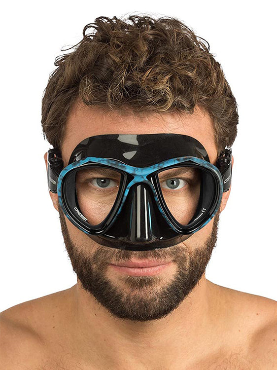 Cressi Metis Mask Black Camo On Face Male