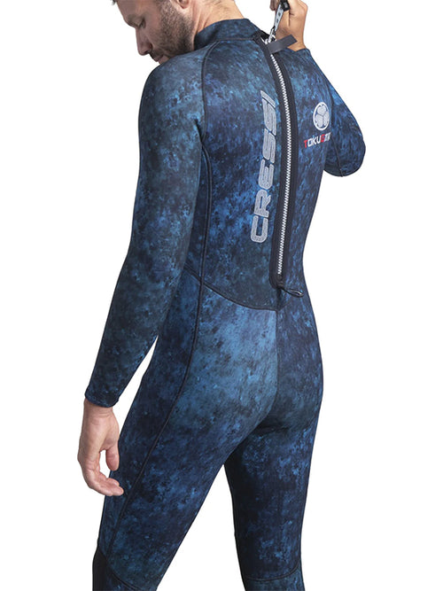 Cressi Tecnica Camouflage Neoprene Wetsuit For Spearfishing - 2-Piece Men's Suit