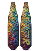 DiveR Freediving Fin Blades - Parrot Fish