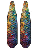 DiveR Freediving Fin Blades Parrot Fish Pair