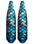DiveR Freediving Fin Blades - Scale Top