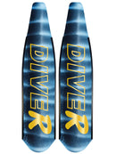 DiveR Freediving Fin Blades Striped Marlin