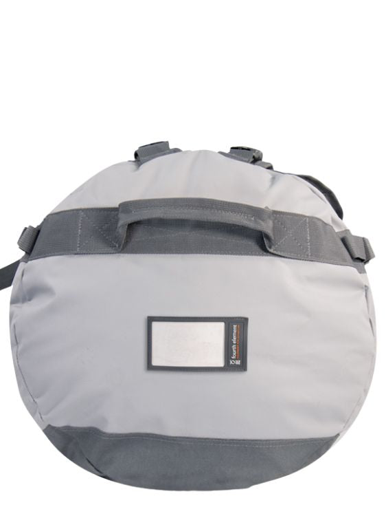 Fourth Element Expedition Bag Grey 120L-Side-with-name-tag