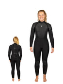 Fourth Element Women’s Xenos ARC 7mm Wetsuit Front and Back
