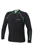 Frogskins Long Sleeve Front Zip Top Mens