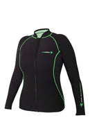 Frogskins Long Sleeve Front Zip Top Womens