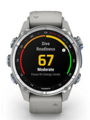 Garmin Descent Mk3 43mm Dive Computer Front Dive Readiness