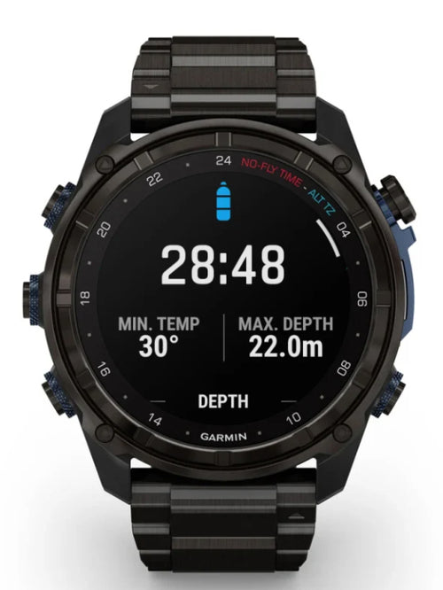 Gray Sapphire Garmin Descent Mk1 Titanium Band Garmin Descent Mk3i