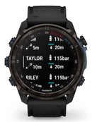 Garmin Descent Mk3i 51mm Carbon DLC Titanium Front Fitness