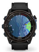 Garmin Descent Mk3i 51mm Carbon DLC Titanium Front Maps