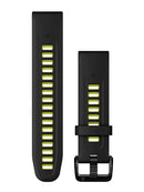 Garmin QuickFit 20 Watch Bands Black Electric Lime