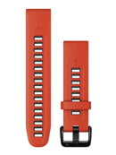 Garmin QuickFit 20 Watch Bands Flame Red Graphite