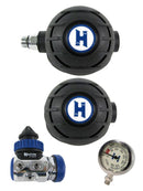 Halcyon Regulator Set H50D DIN with Master Gauge