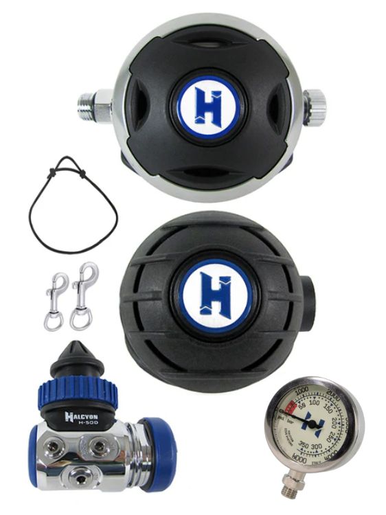 Halcyon Regulator Set H50D (DIN Only)  Halo  Aura Occy Master SPG Full Set