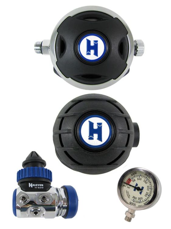 Halcyon Regulator Set H50D (DIN Only)  Halo  Aura Occy Master SPG