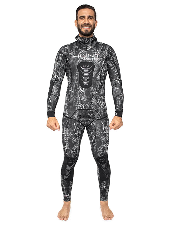 Huntmaster Burnum Huntsman 2mm Wetsuit Camo Series Silver
