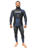 Huntmaster Sublime Smooth Skin 2 Piece Wetsuit Long John 2mm Camo Blue