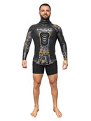 Huntmaster Sublime Smooth Skin 2 Piece Wetsuit Long John 2mm Camo Top