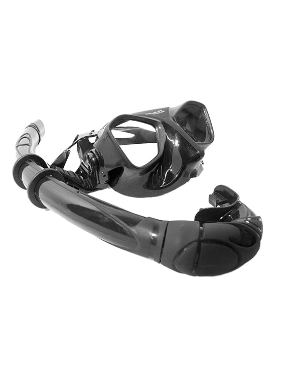 Huntmaster Wirambi Bat Flexible Snorkel Set Bottom
