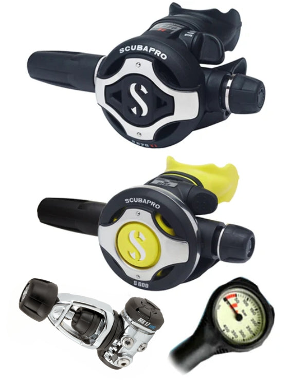 MK17 Evo 2 YOKE S620Ti S600 Octopus Regulator Combination